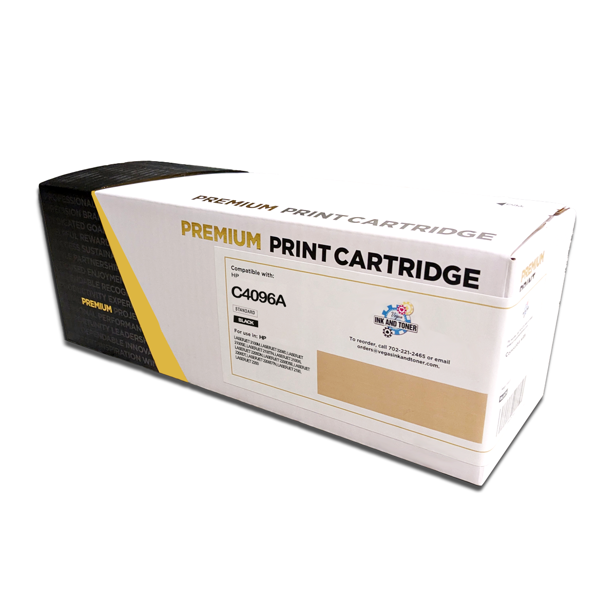 Remanufactured HP C4096A Black Toner Cartridge (5,000 pages)
