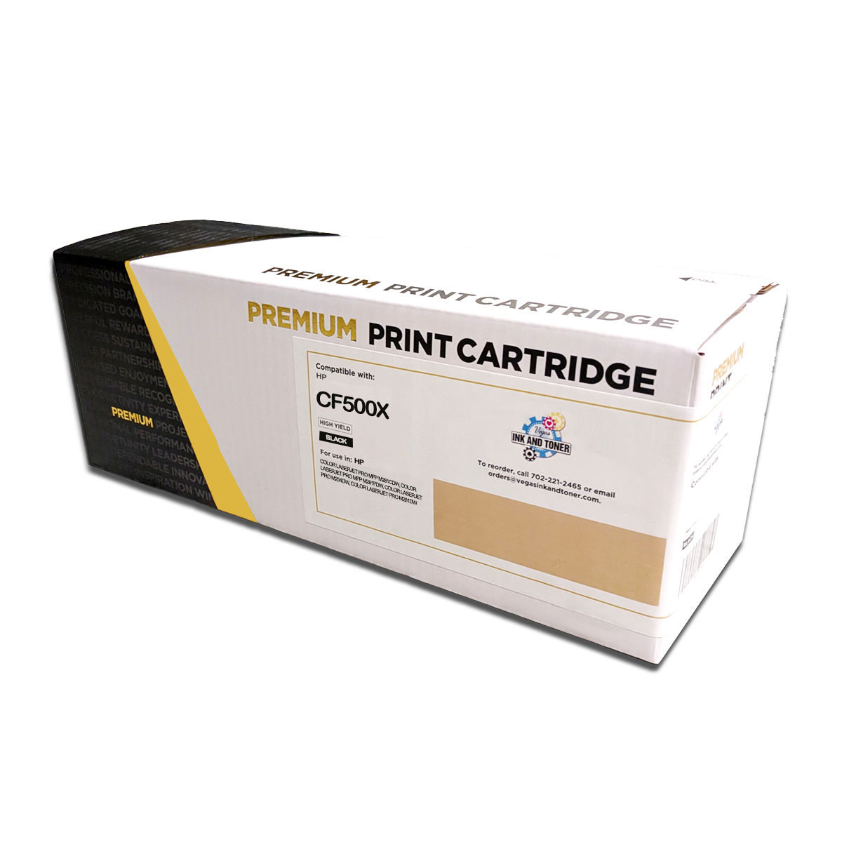Compatible HP CF500X Black Toner Cartridge (3,200 pages)