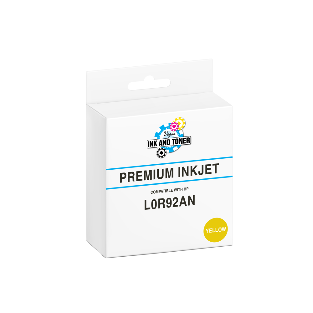 Remanufactured HP L0R92AN Yellow Ink Cartridge (3,000 pages)