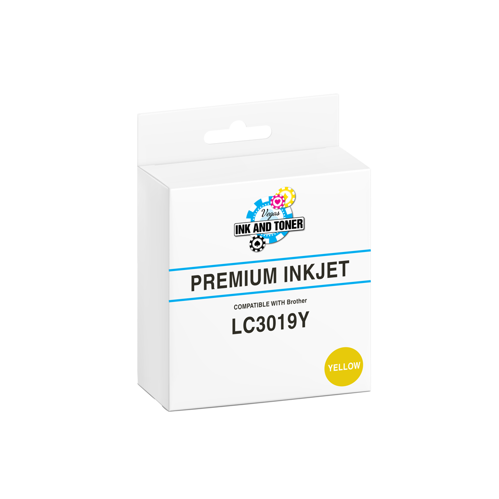 Compatible Brother LC3019Y Yellow Ink Cartridge (1,500 pages)