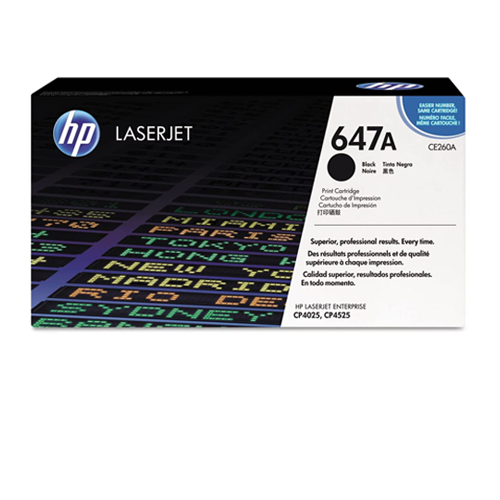 Genuine HP CE260A Black Toner Cartridge