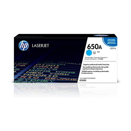 Genuine HP CE271A Cyan Toner Cartridge