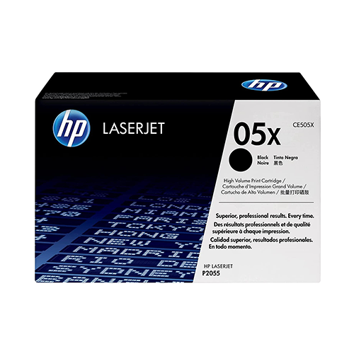 Genuine HP CE505X High Yield Black Toner Cartridge