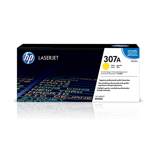 Genuine HP CE742A Yellow Toner Cartridge