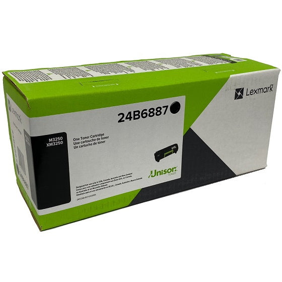 Genuine Lexmark 24B6887 Black Toner Cartridge (21,000 pages)