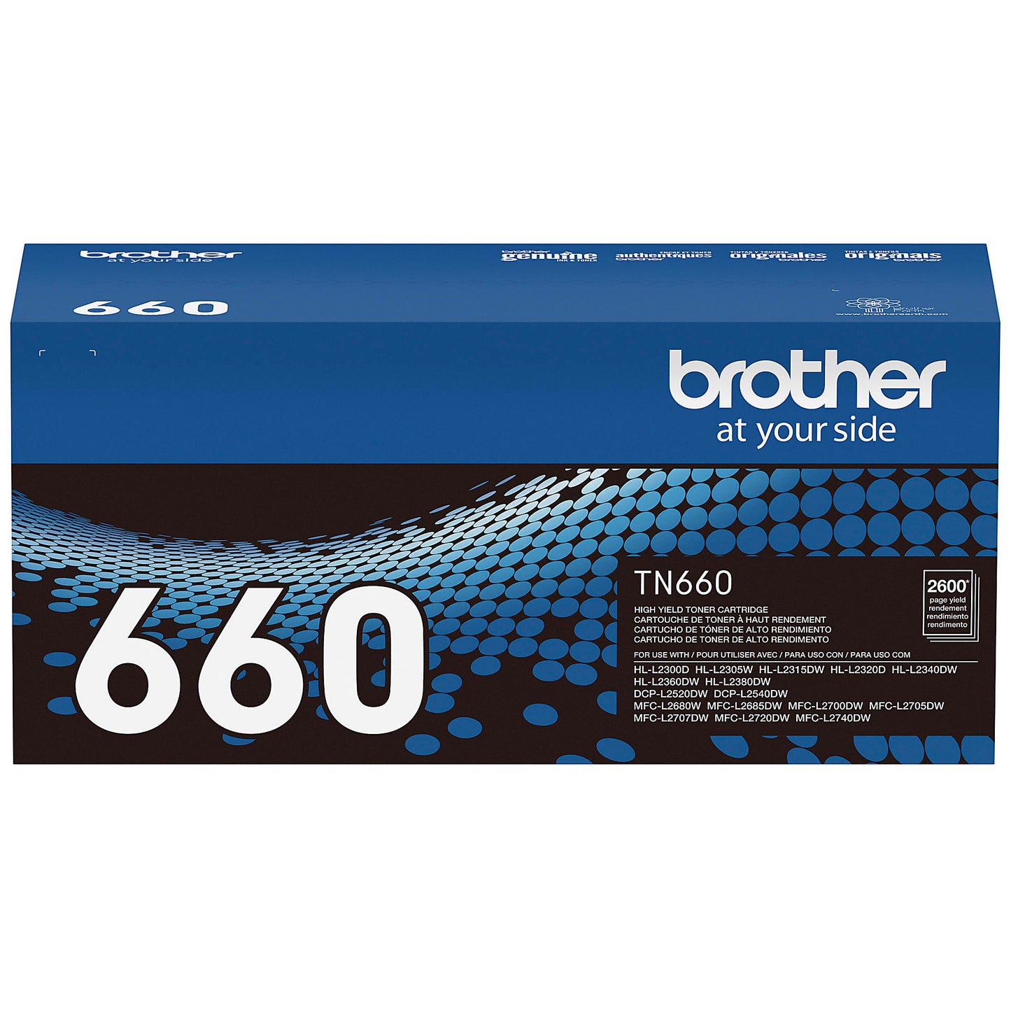 Genuine Brother TN660 High Yield Black Toner Cartridge (2,600 pages) Image 8