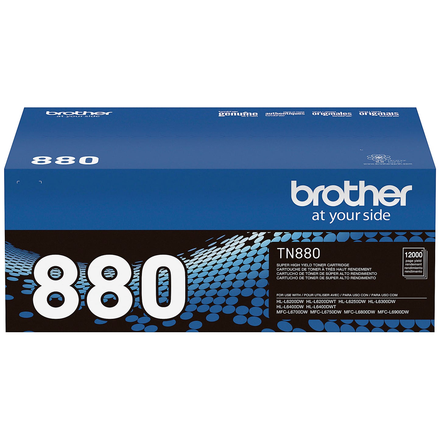 Genuine Brother TN880 Black Toner Cartridge (12,000 pages) Image 8