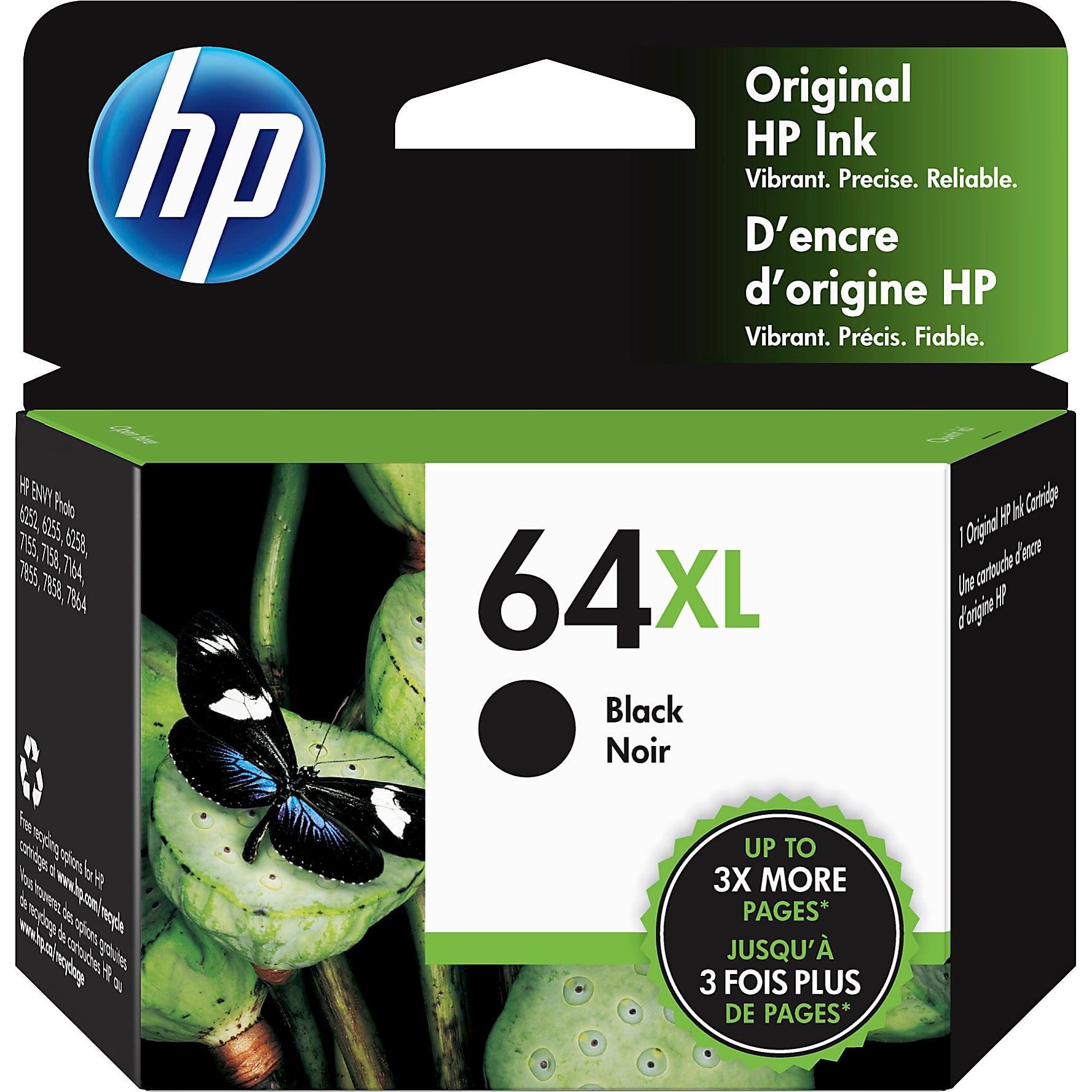 Genuine HP N9J92AN High Yield Black Ink Cartridge (600 pages) Image 1