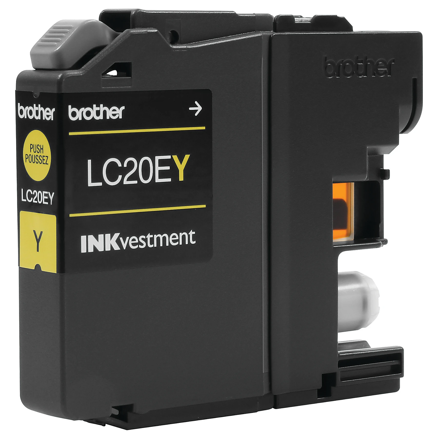 Genuine Brother LC20EY Yellow Ink Cartridge (1,200 pages) Image 3