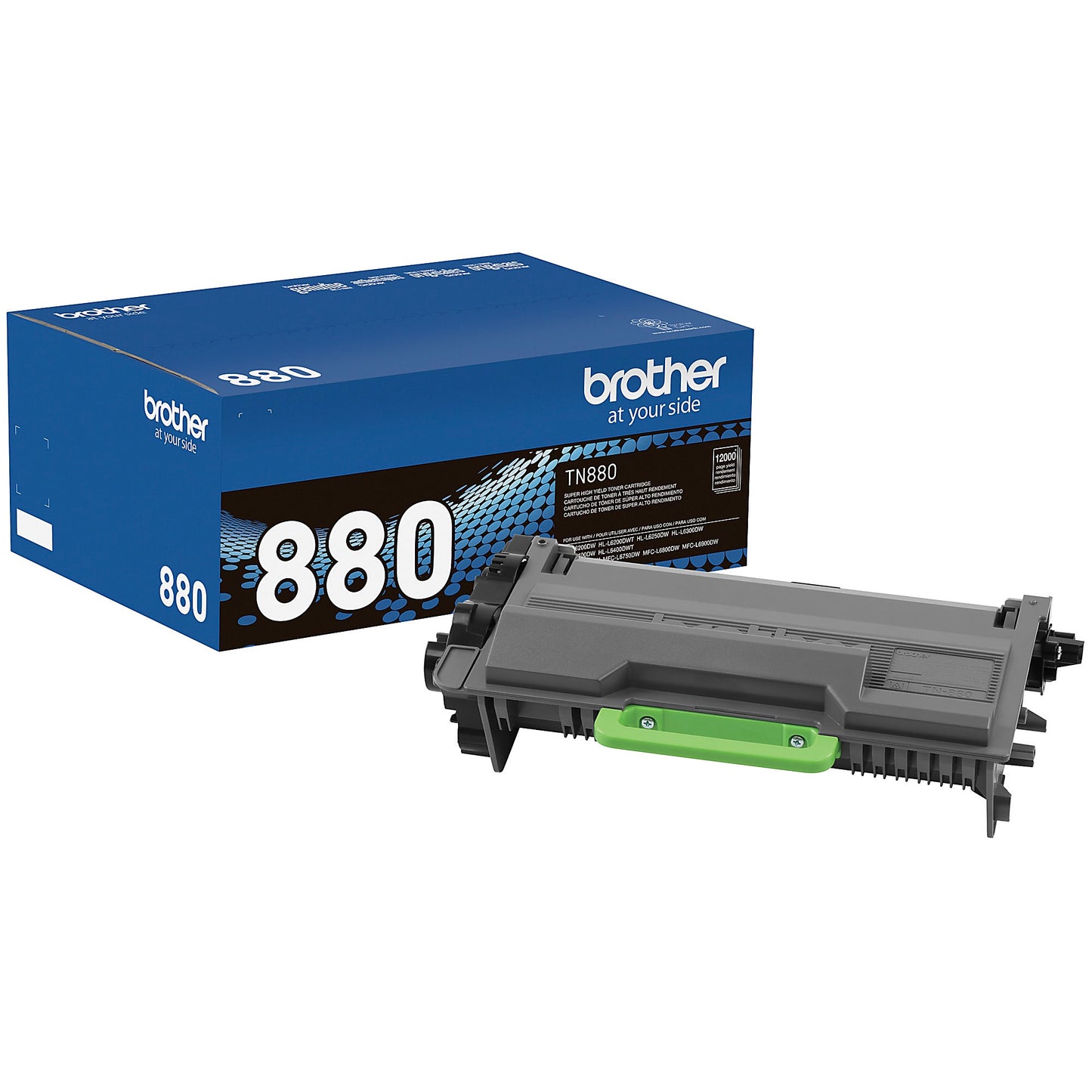 Genuine Brother TN880 Black Toner Cartridge (12,000 pages) Image 1