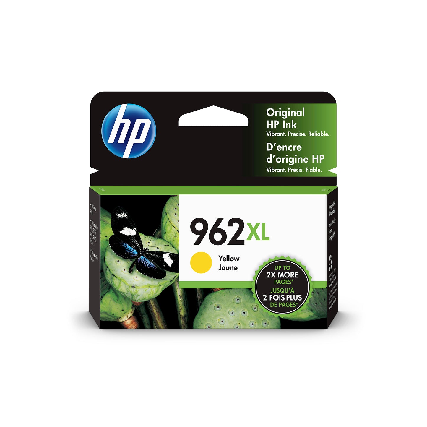 Genuine HP 3JA02AN High Yield Yellow Ink Cartridge (1,600 pages) Image 1