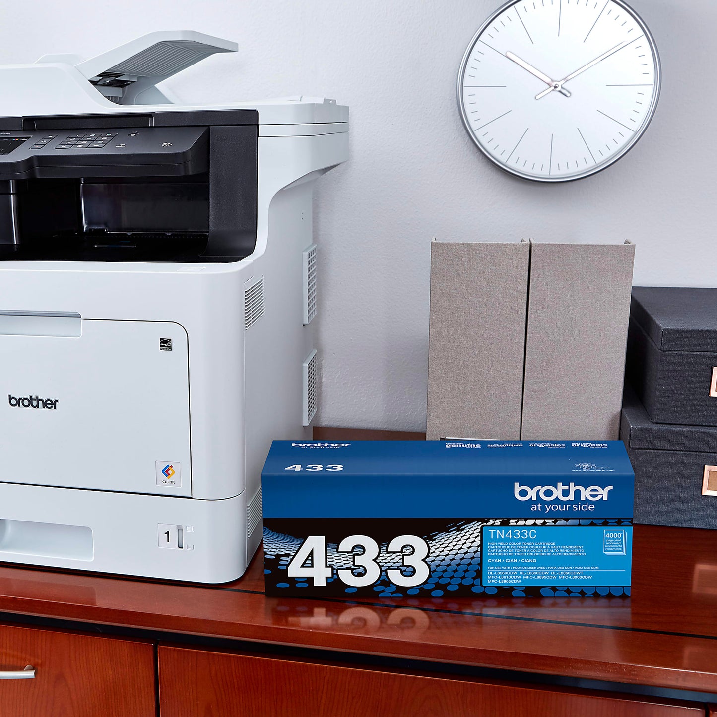 Genuine Brother TN433C Cyan Toner Cartridge (4,000 pages) Image 4