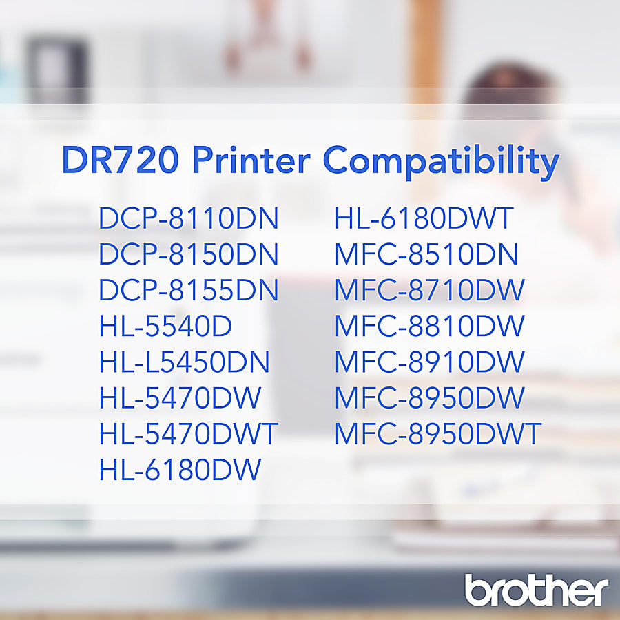 Genuine Brother DR720 Black Drum Unit (30,000 pages) Image 3