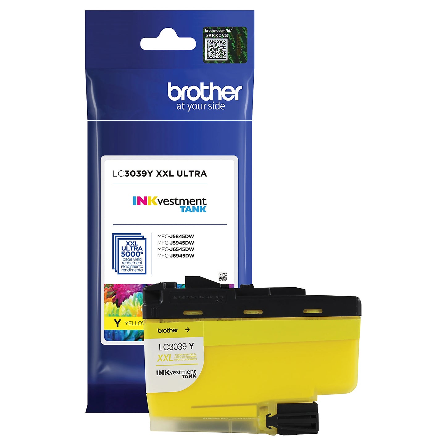 Genuine Brother LC3039Y Yellow Ink Cartridge (5,000 pages) Image 2