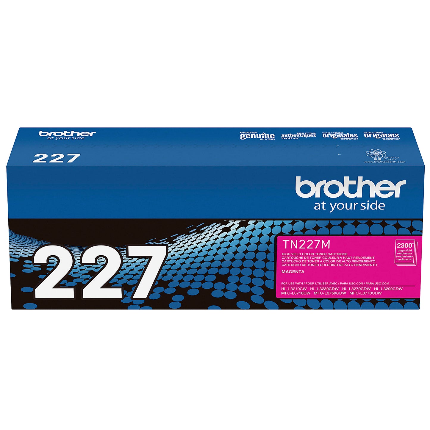 Genuine Brother TN227M High Yield Magenta Toner Cartridge (2,300 pages) Image 8