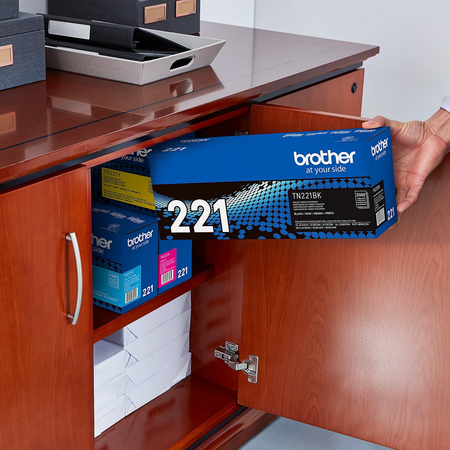 Genuine Brother TN221BK Black Toner Cartridge (2,500 pages) Image 5
