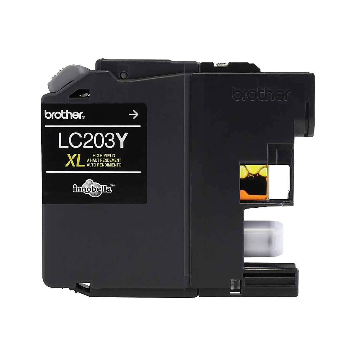 Genuine Brother LC203Y High Yield Yellow Ink Cartridge (550 pages) Image 2