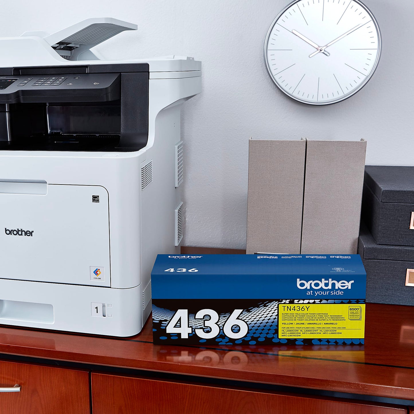Genuine Brother TN436Y Yellow Toner Cartridge (6,500 pages) Image 4
