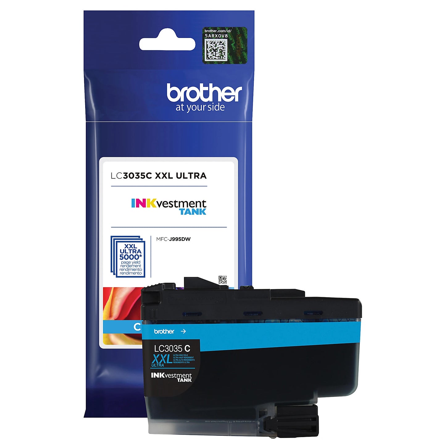 Genuine Brother LC3035C Cyan Ink Cartridge (5,000 pages) Image 2