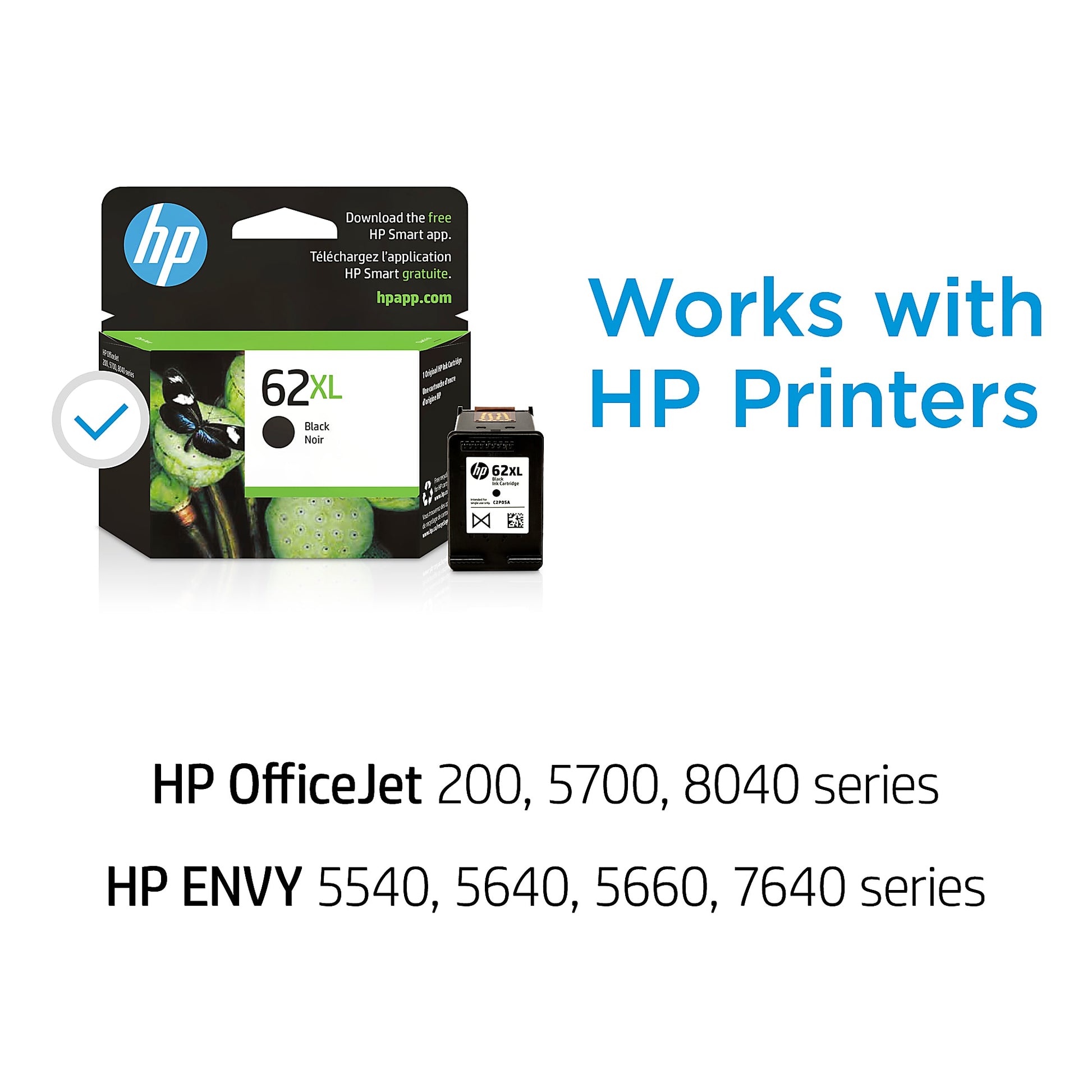 Genuine HP C2P05AN High Yield Black Ink Cartridge (600 pages) Image 2