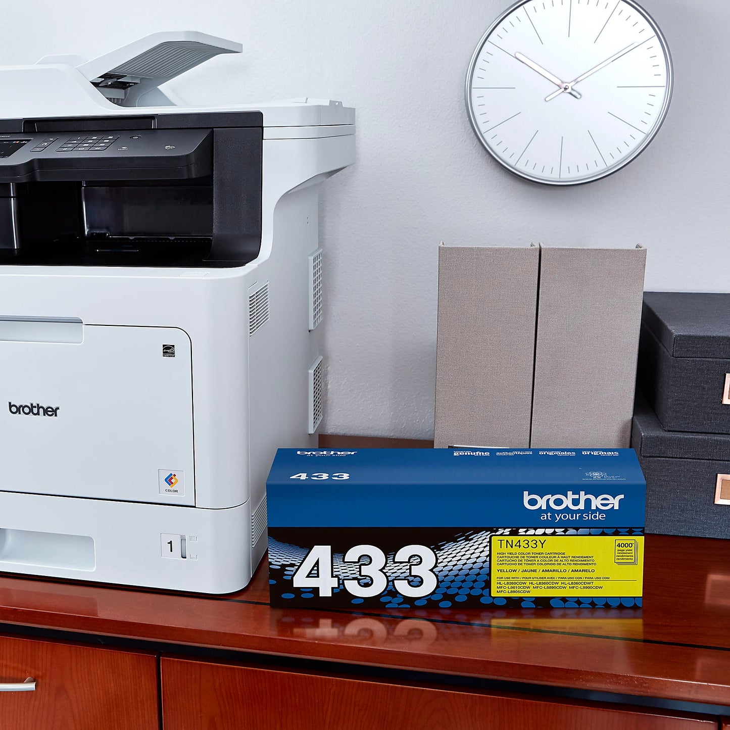 Genuine Brother TN433Y Yellow Toner Cartridge (4,000 pages) Image 4