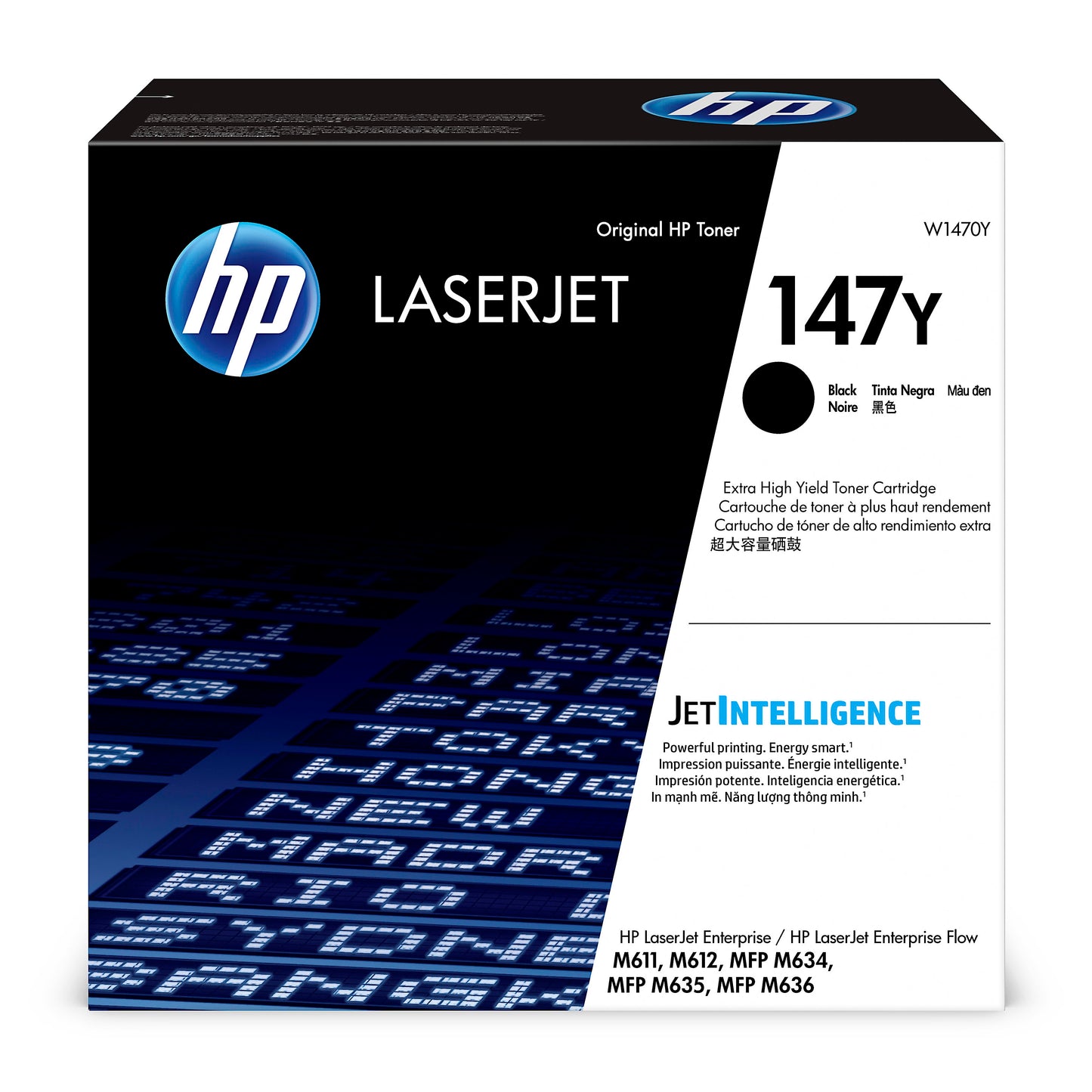 Genuine HP 147Y High Yield Black Toner Cartridge, W1470Y (42,000 pages) Image 1