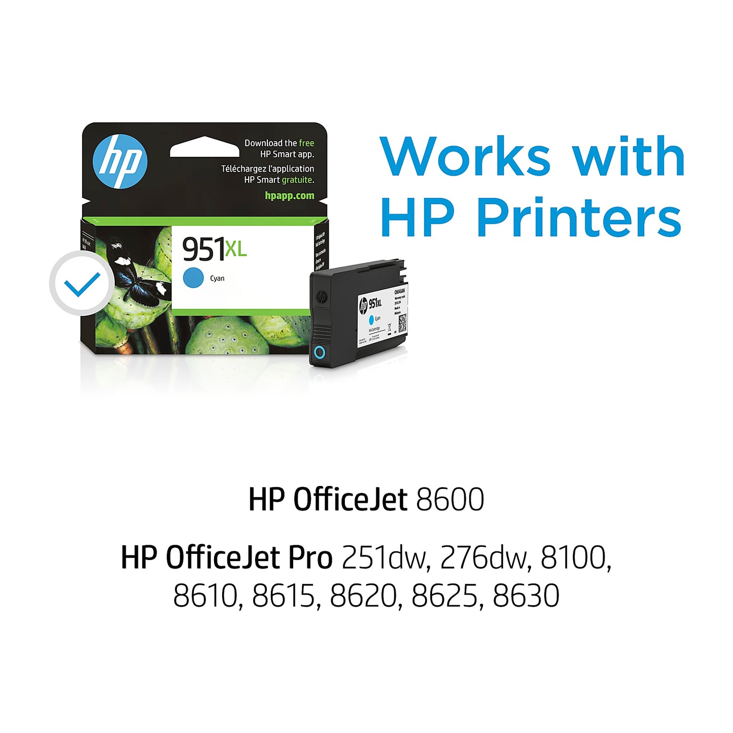 Genuine HP CN046AN High Yield Cyan Ink Cartridge (1,500 pages) Image 2