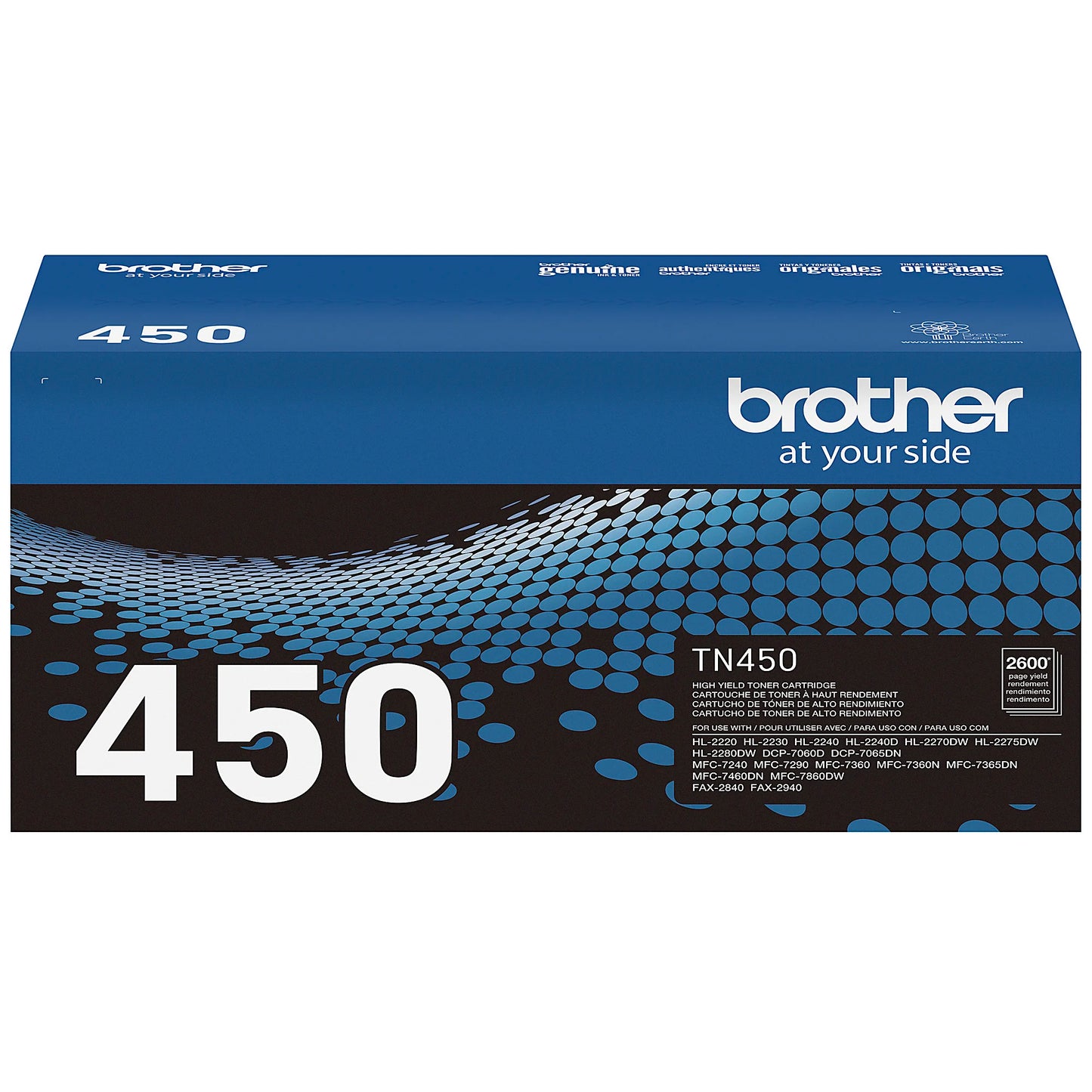 Genuine Brother TN450 High Yield Black Toner Cartridge (2,600 pages) Image 8