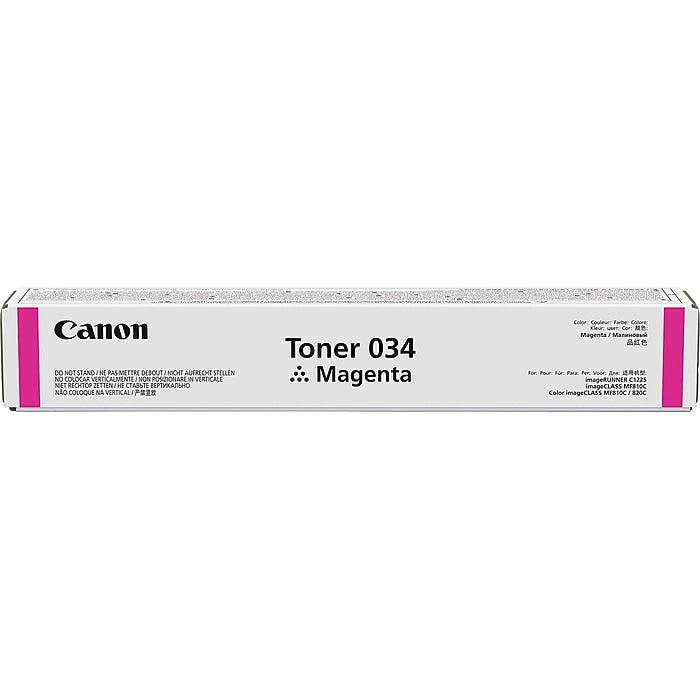 Genuine Canon 034 Magenta Magenta Toner Cartridge (7,300 pages)