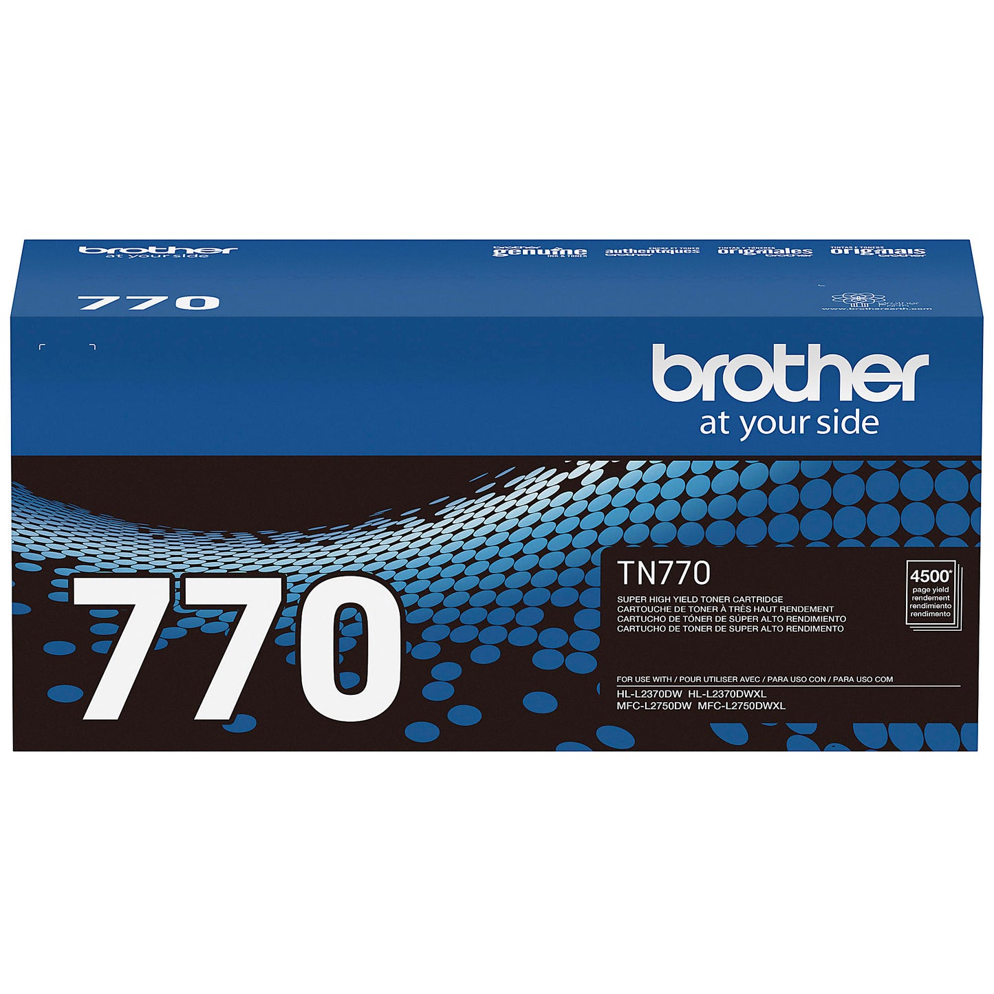 Genuine Brother TN770 Black Toner Cartridge (4,500 pages) Image 8
