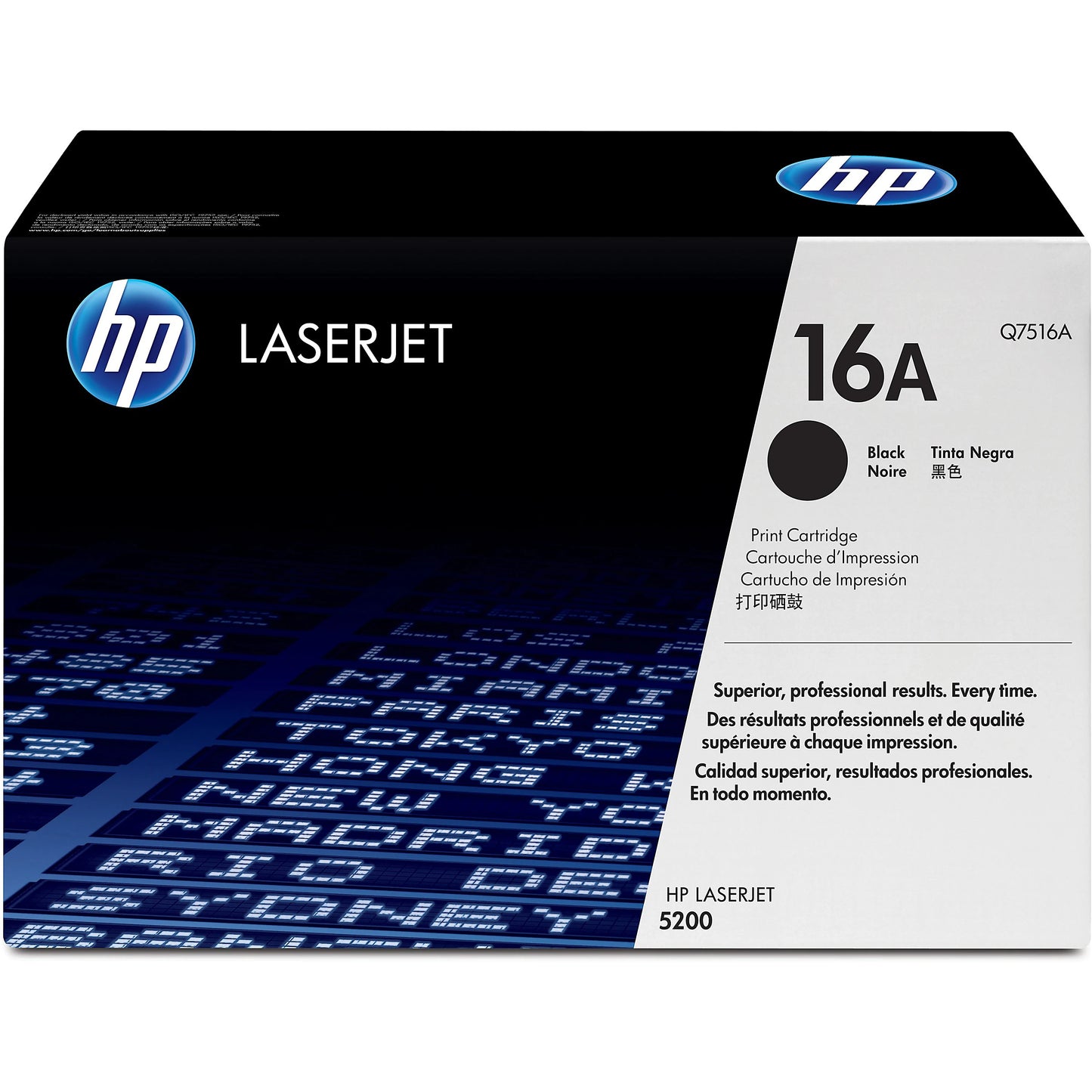 Genuine HP 16A Black Toner Cartridge, Q7516A (12,000 pages) Image 1