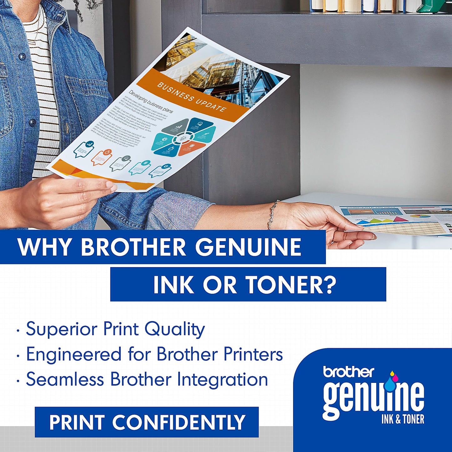 Genuine Brother TN221BK Black Toner Cartridge (2,500 pages) Image 2