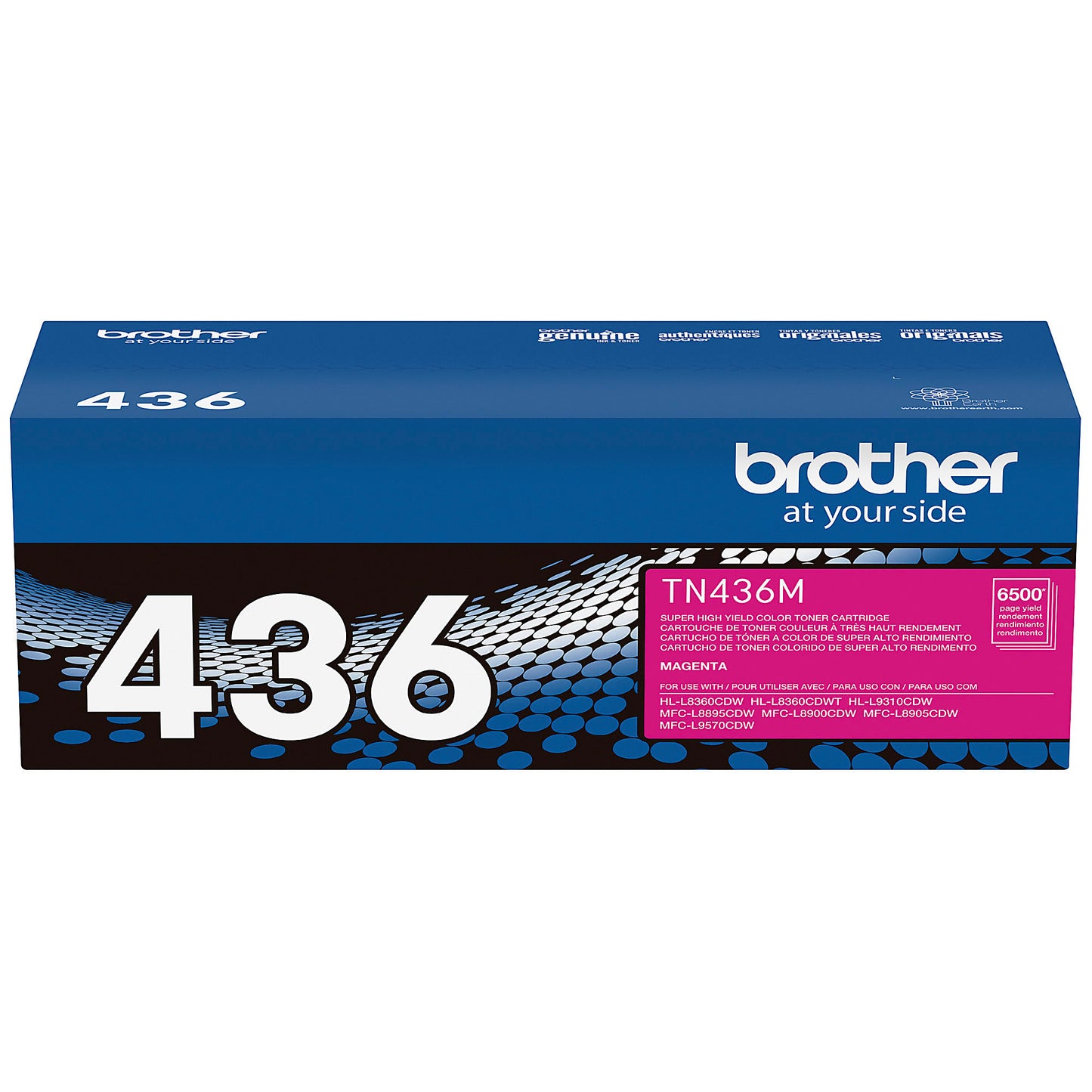 Genuine Brother TN436M Magenta Toner Cartridge (6,500 pages) Image 8