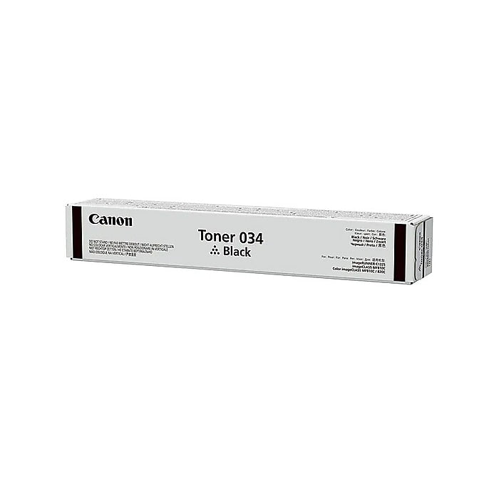 Genuine Canon 034 Black Black Toner Cartridge (12,000 pages)
