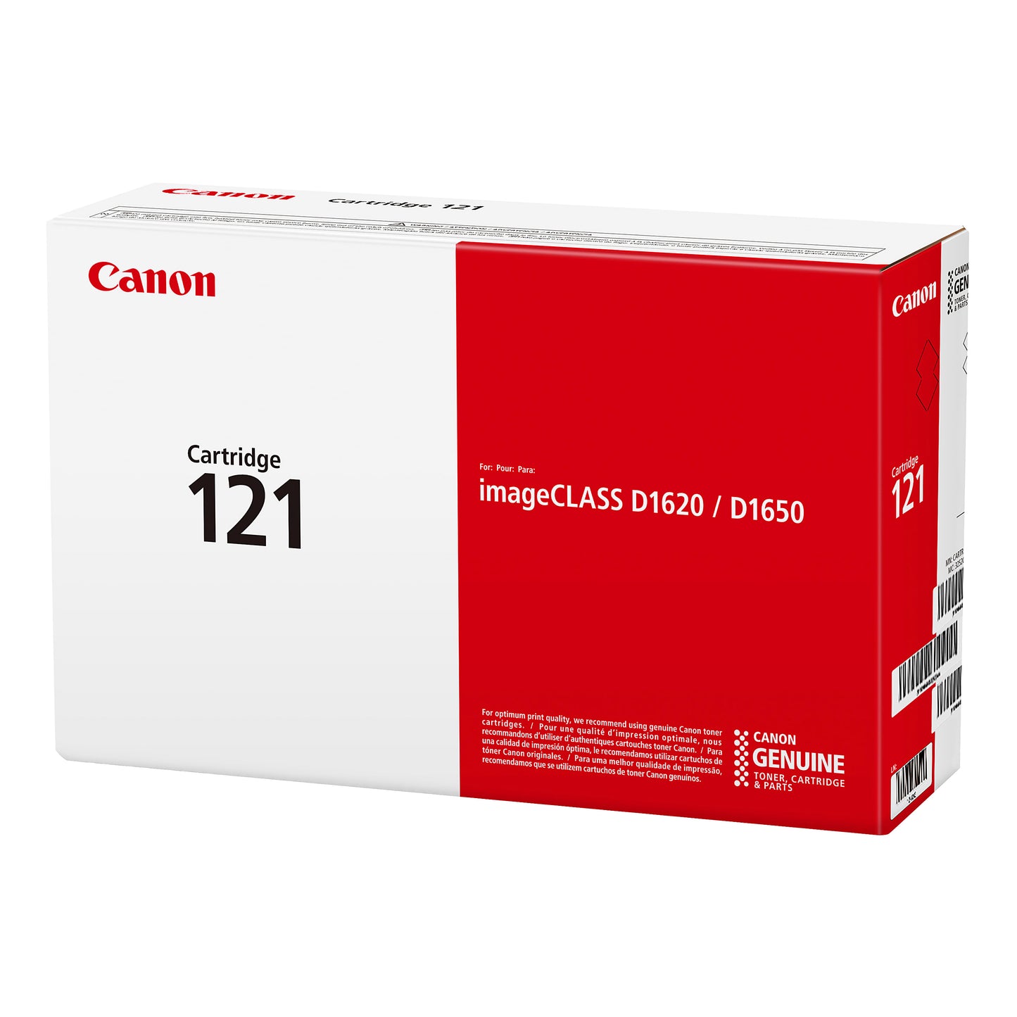 Genuine Canon 121 Black Toner Cartridge (5,000 pages) Image 1