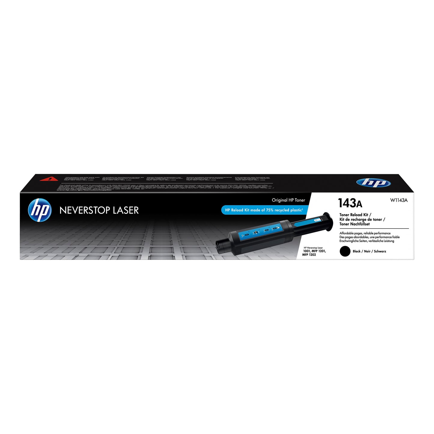 Genuine HP 143A Black Toner Cartridge, W1143A (2,500 pages) Image 1