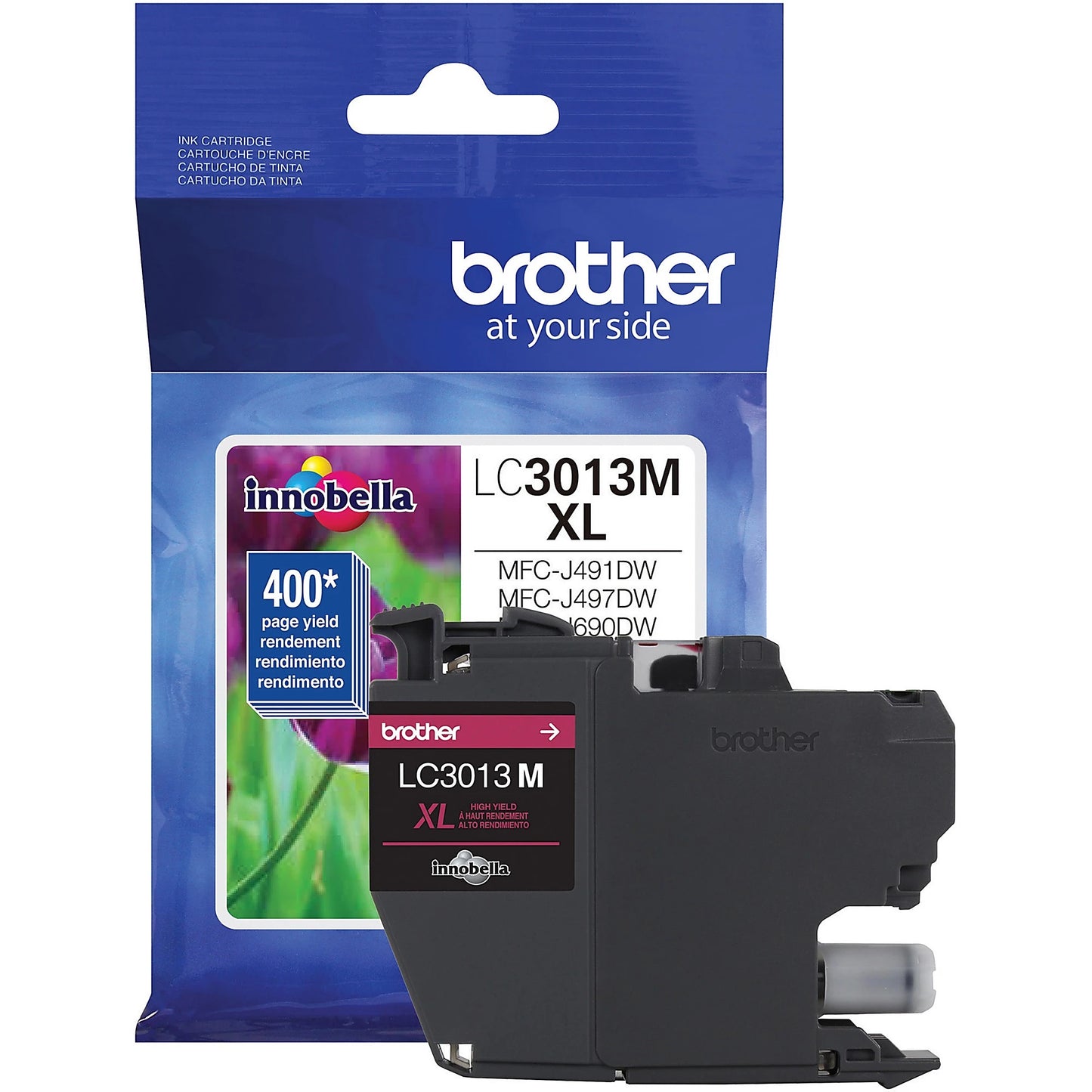 Genuine Brother LC3013M High Yield Magenta Ink Cartridge (400 pages) Image 2