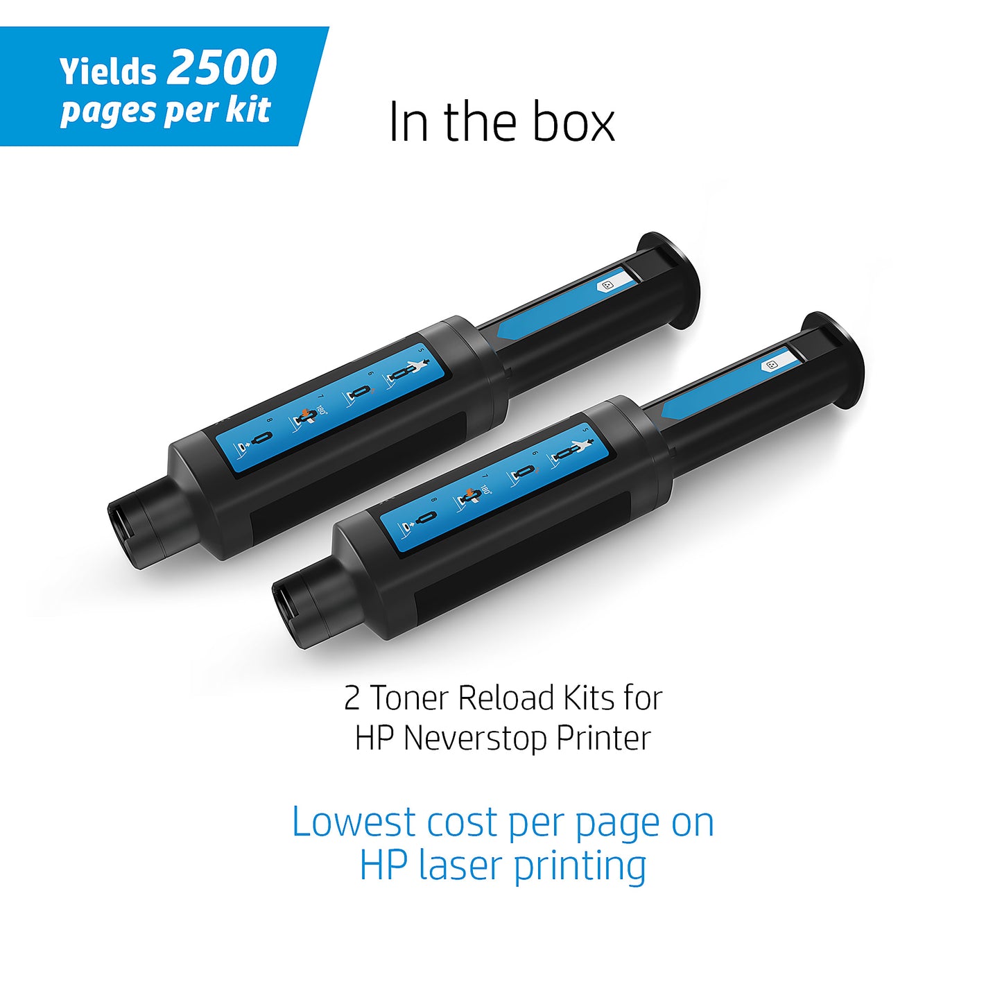 Genuine HP 143A Black Toner Cartridge, W1143AD (5,000 pages) Image 2
