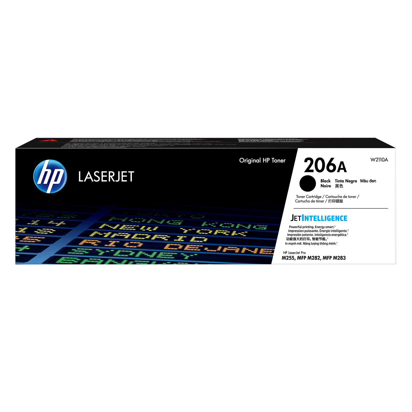 Genuine HP 206A Black Toner Cartridge, W2110A (1,350 pages) Image 1