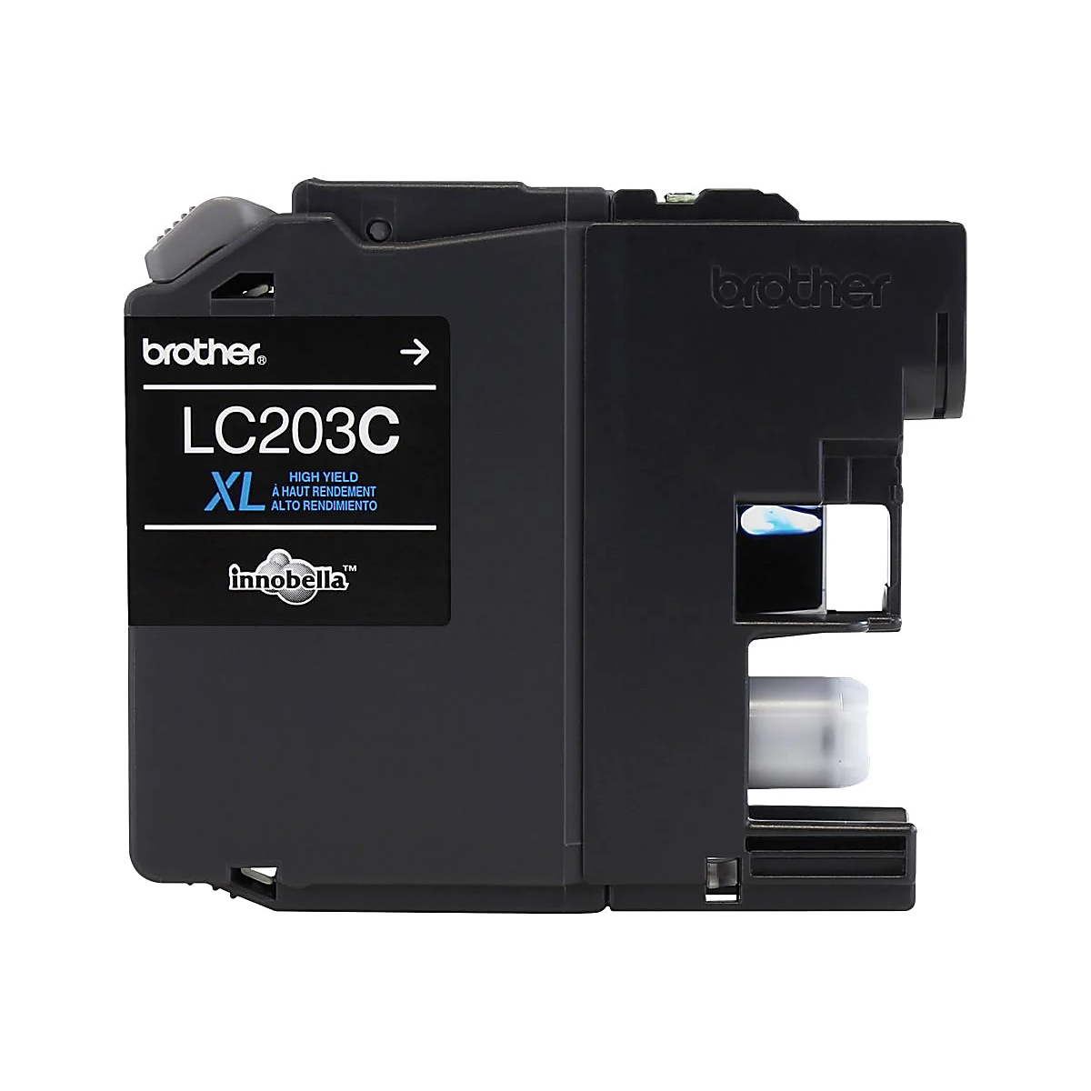Genuine Brother LC203C High Yield Cyan Ink Cartridge (550 pages) Image 2