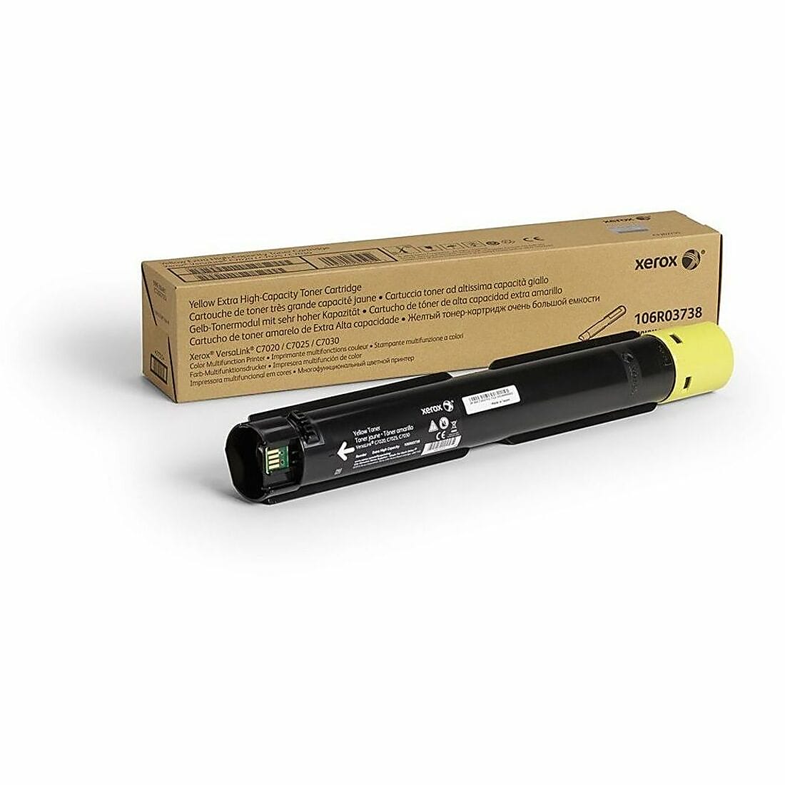Genuine Xerox 106R03738 Yellow Toner Cartridge (16,500 pages)