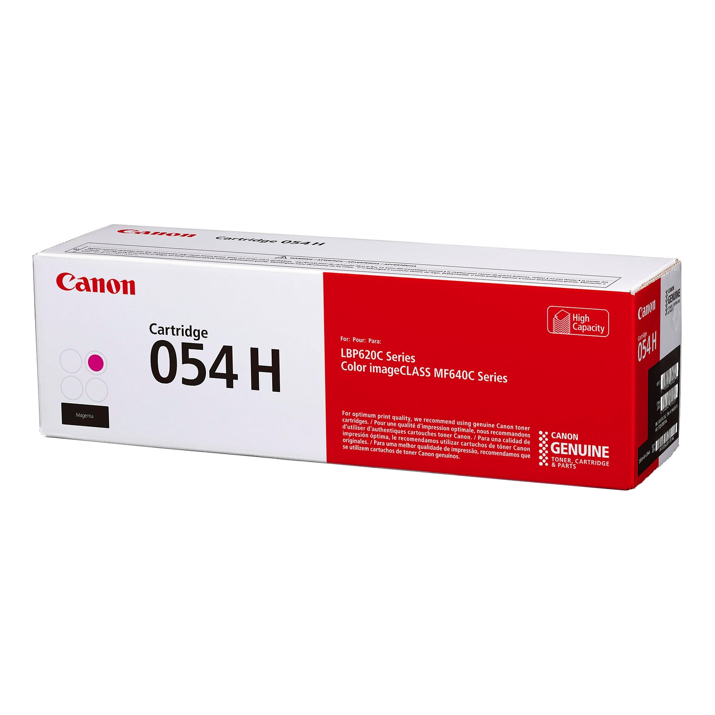 Genuine Canon 054H Magenta High Yield Magenta Toner Cartridge (2,300 pages) Image 3
