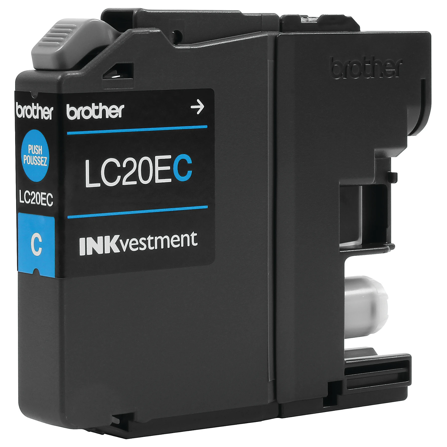Genuine Brother LC20EC Cyan Ink Cartridge (1,200 pages) Image 3