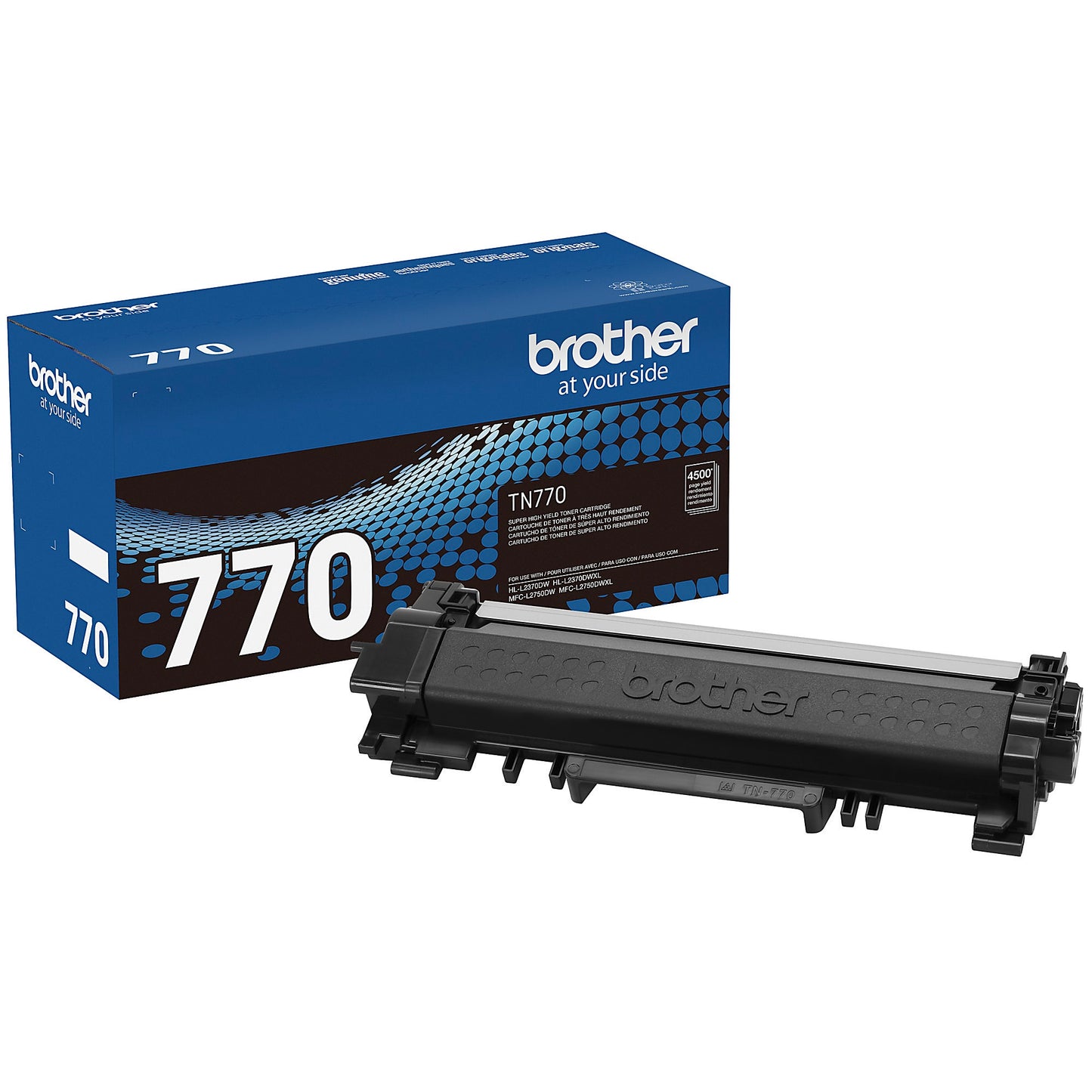 Genuine Brother TN770 Black Toner Cartridge (4,500 pages) Image 1