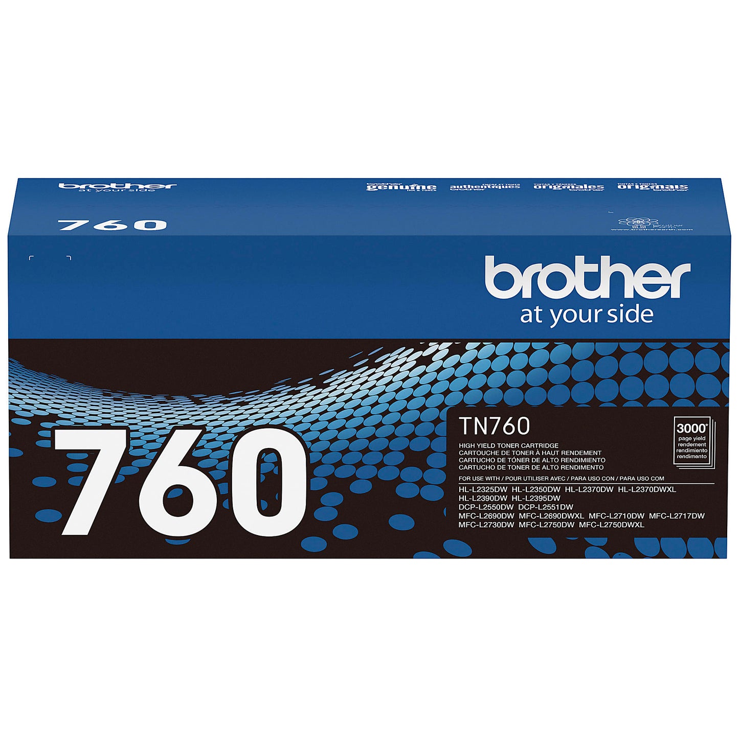 Brother TN760 Toner Cartridge Box