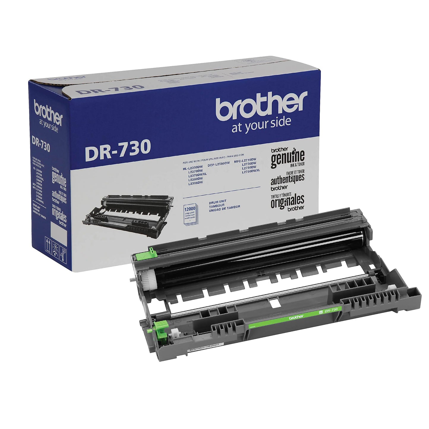Genuine Brother DR730 Black Drum Unit (12,000 pages) Image 1