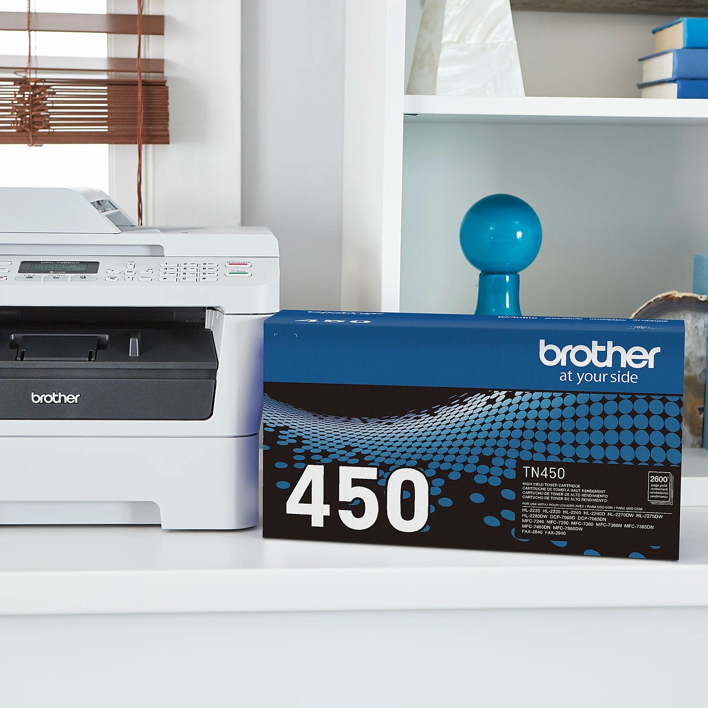 Genuine Brother TN450 High Yield Black Toner Cartridge (2,600 pages) Image 4