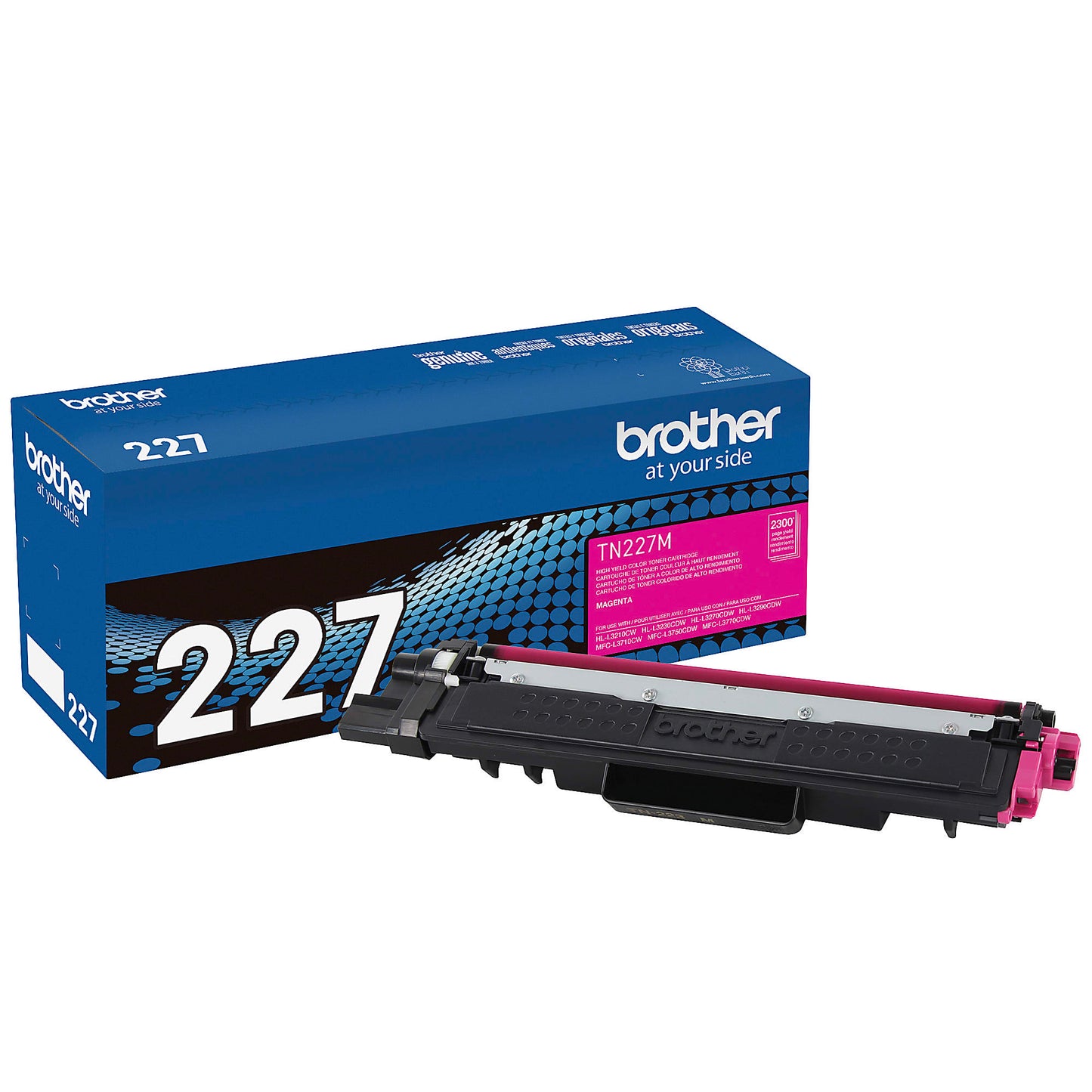 Genuine Brother TN227M High Yield Magenta Toner Cartridge (2,300 pages) Image 1