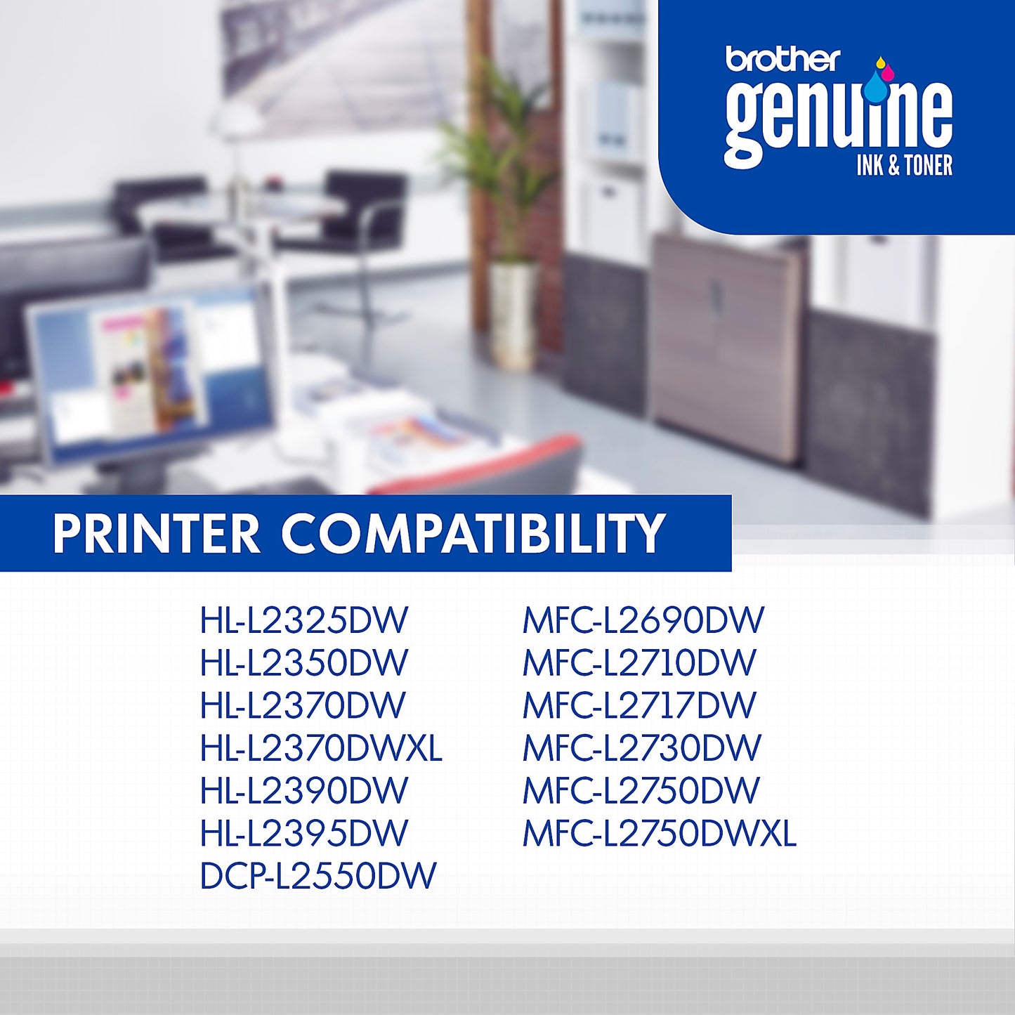 Brother TN760 Toner Cartridge Compatible Printers