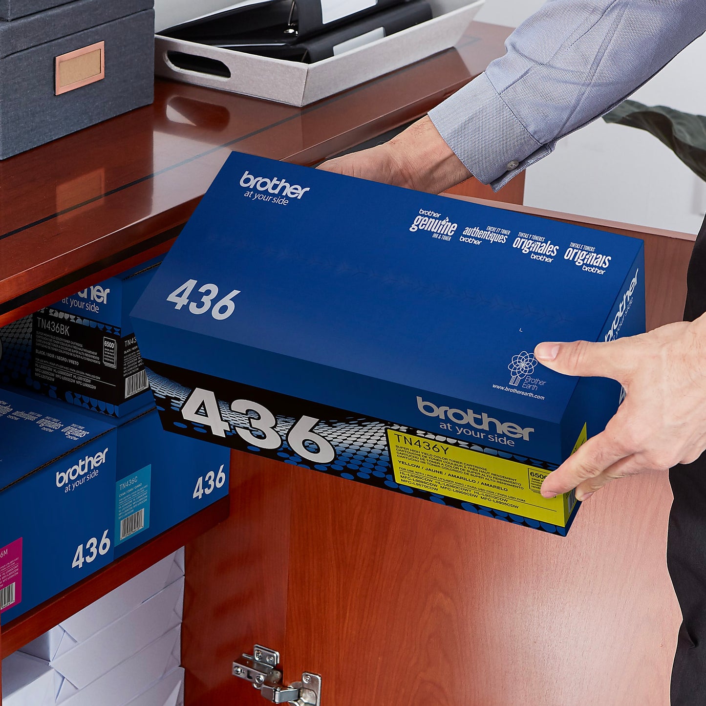 Genuine Brother TN436Y Yellow Toner Cartridge (6,500 pages) Image 5